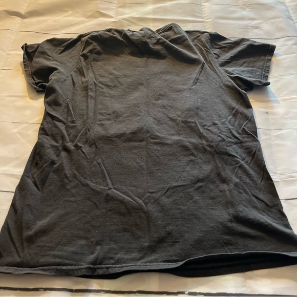 Black Short Sleeve Naruto Red & White Screen Print T Shirt, Size Medium - Picture 4 of 4